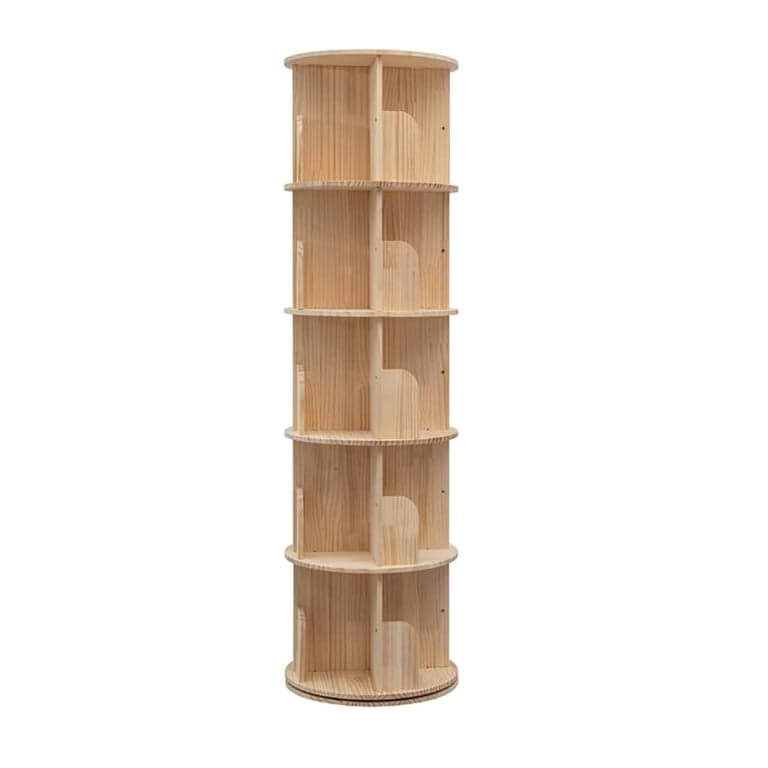 Bear Qiaqia Rotating Bookshelf 5-Tier