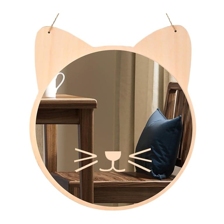 iCAGY Cat Wall Mirror 11 Inches
