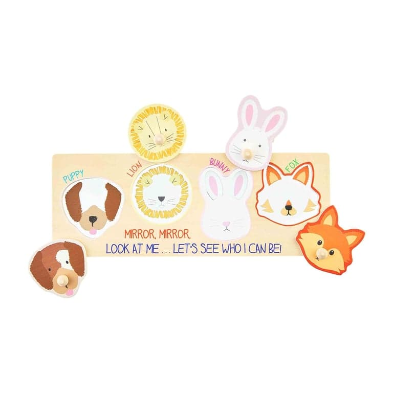 Mud Pie Peek-A-Boo Mirror Animals
