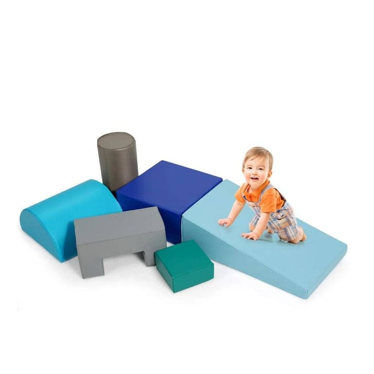 Costzon 6-Piece Kids Crawl and Climb Foam Play Set