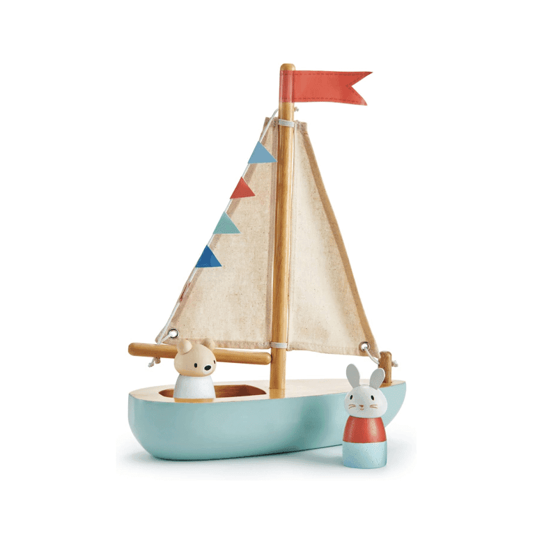 Tender Leaf Toys Sailboat Toys