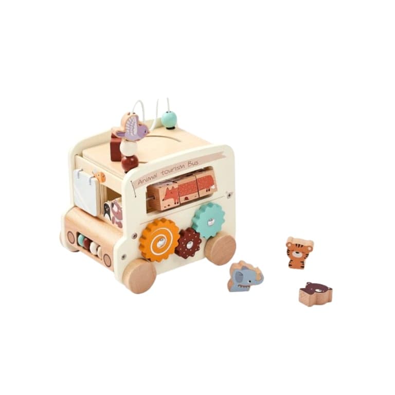 Wonder Space Bus Activity Cube Beige