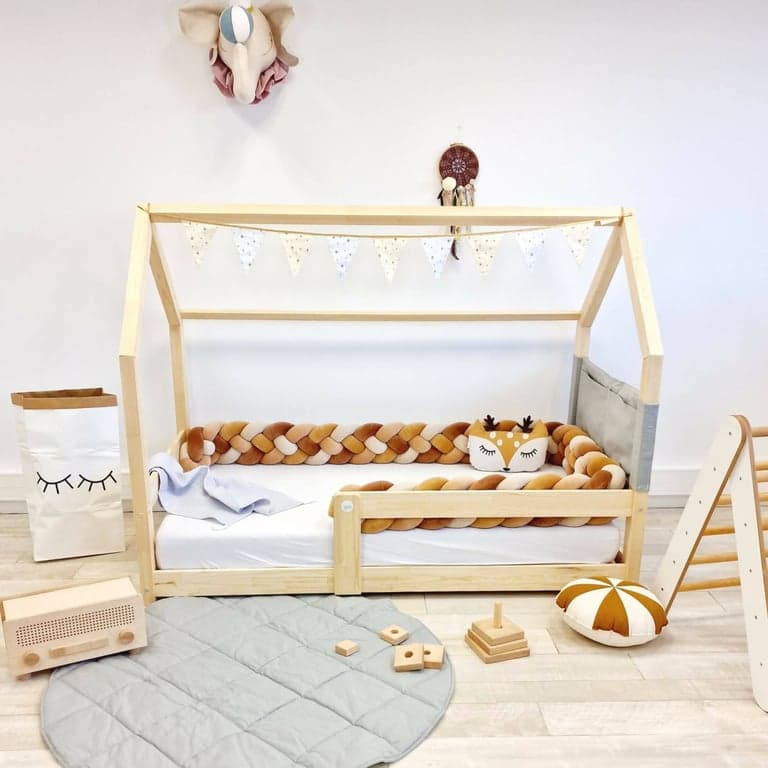 Mia&Lou Letto a casetta Mia Naturale 160 x 200 cm