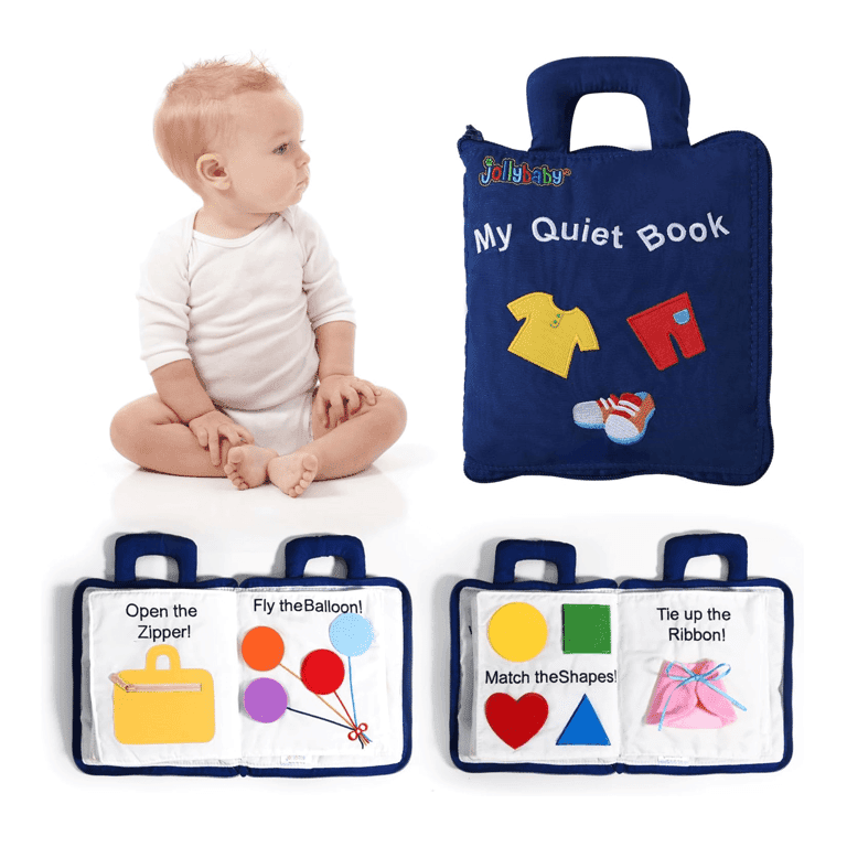 Jollybaby Baby Soft Busy Books My Quiet Book