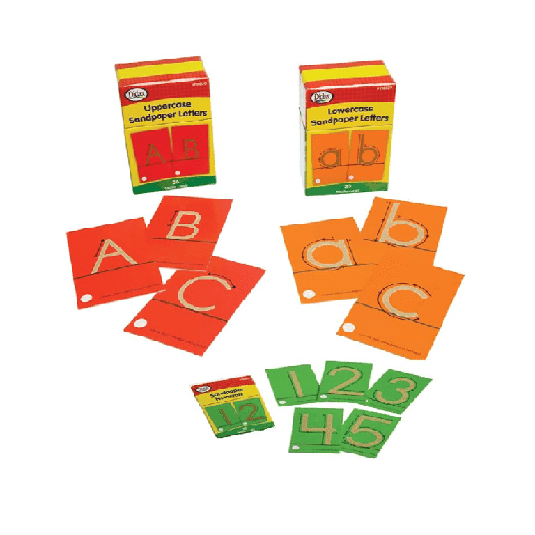 Didax Sandpaper Letters and Numbers Bundle