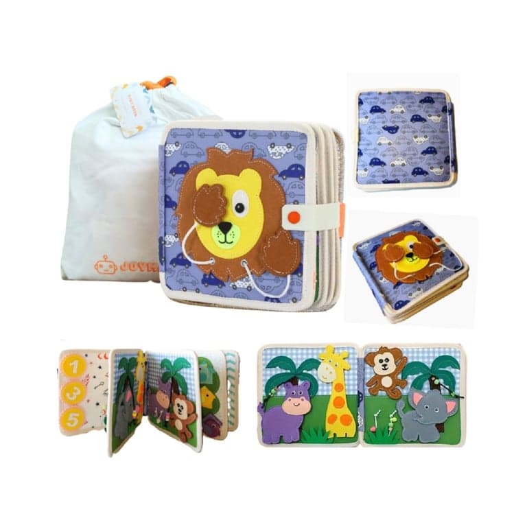 Joymaxx Libro Occupato in Feltro Leone