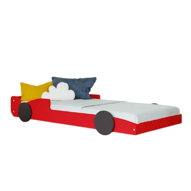 Benlemi Letto Auto Speedy Rosso Nero 160 x 80