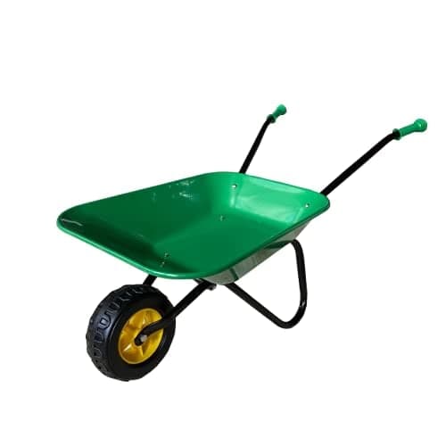 ASC Kids Metal Wheelbarrow Green and Black