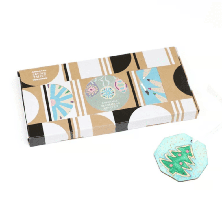 Cotton Twist Dipingi le Tue Palline di Natale Glitterate Set da Artigianato