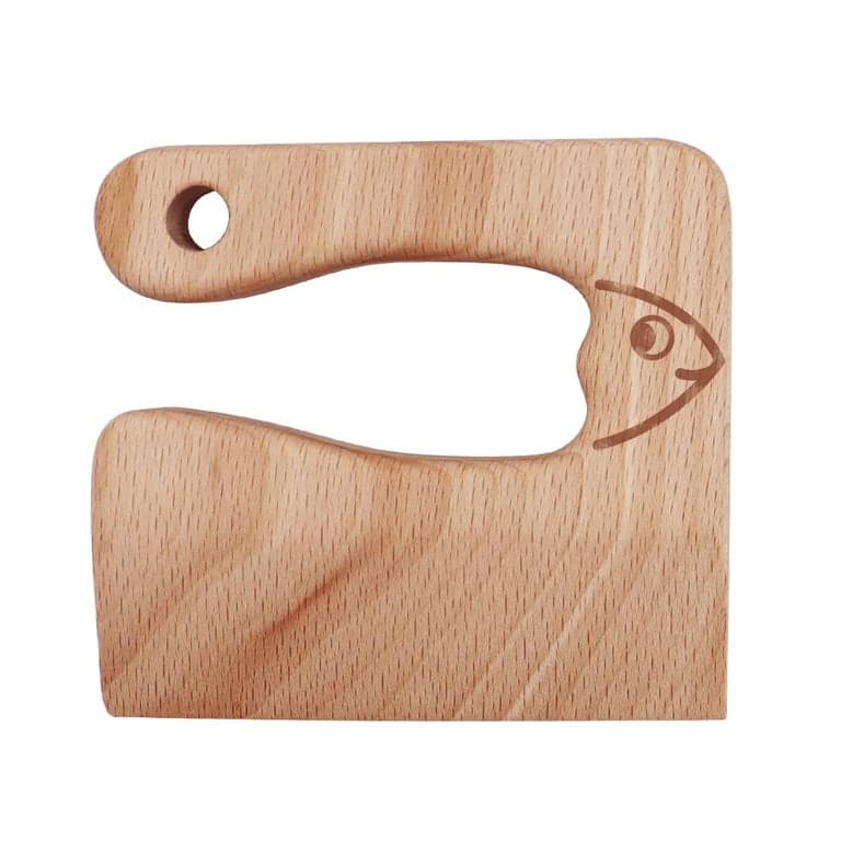 CONSIO Wooden Kids Knife Fish Shape