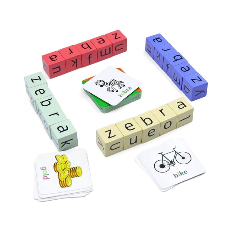 Humerry Word Game Wooden Crossword Spelling Puzzle