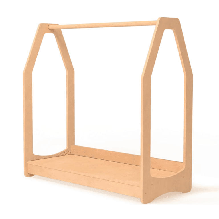 Wood&Room Clothing Rack With Shelf