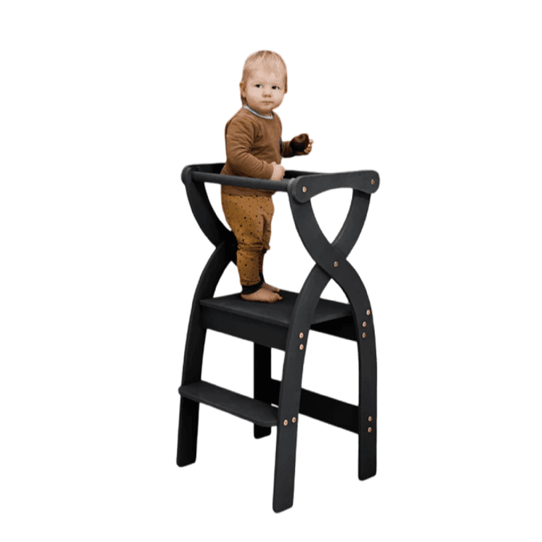 MandreleKids Toddler Tower Style 3 Graphite Gray Wax