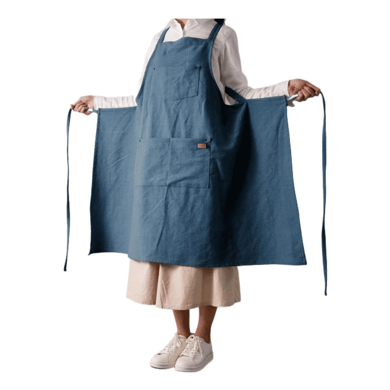Gautsa Denim Matching Apron Blue S