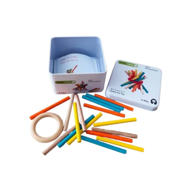 Seaside-Montessori Wooden Travel Games Game Stick