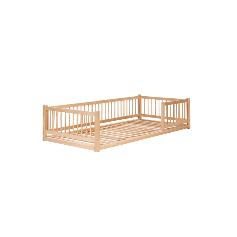 Simre Home Living Floor Bed With Rails Option 3 Full