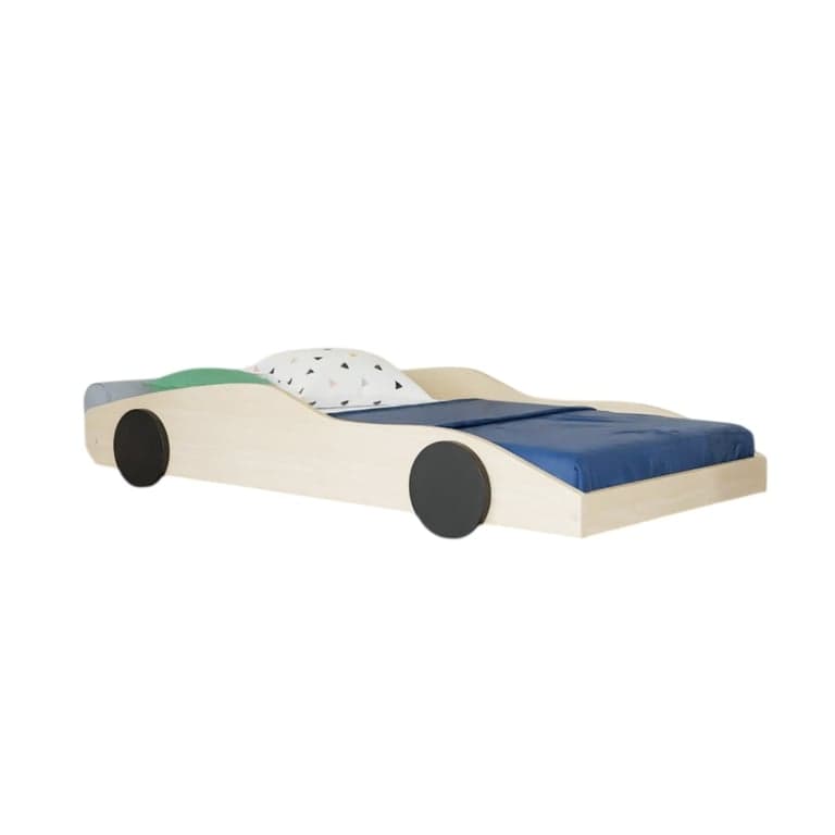 Benlemi Letto Auto Drifty Olio Trasparente Nero 160 x 80