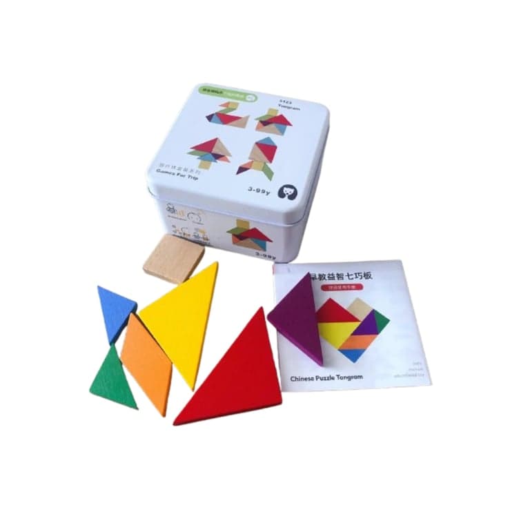 Seaside-Montessori Wooden Travel Games Tangram