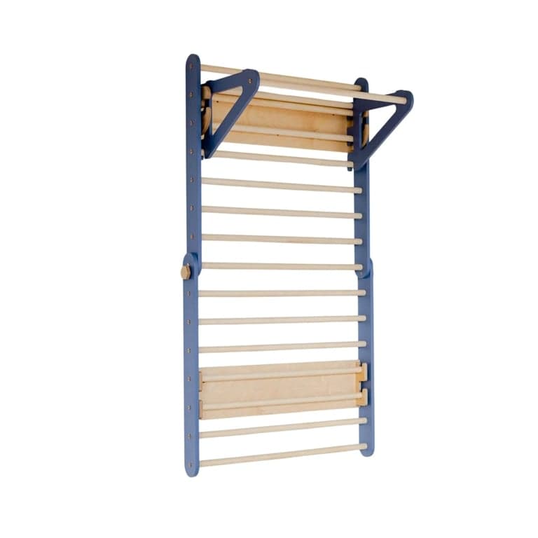 Duck Woodworks Parete Svedese da Arrampicata Blu