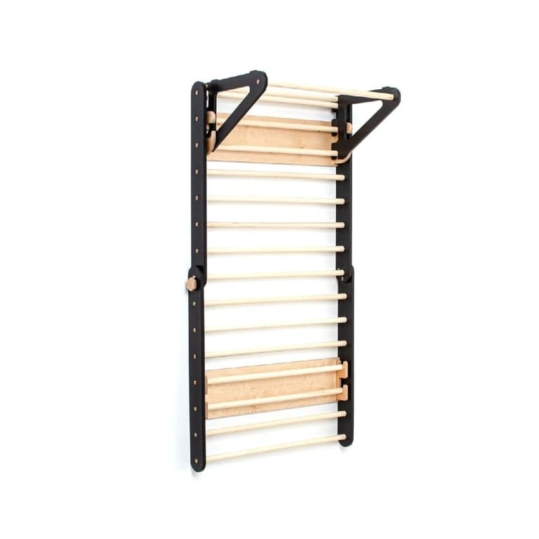 Duck Woodworks Shop Parete da Arrampicata Svedese Nera