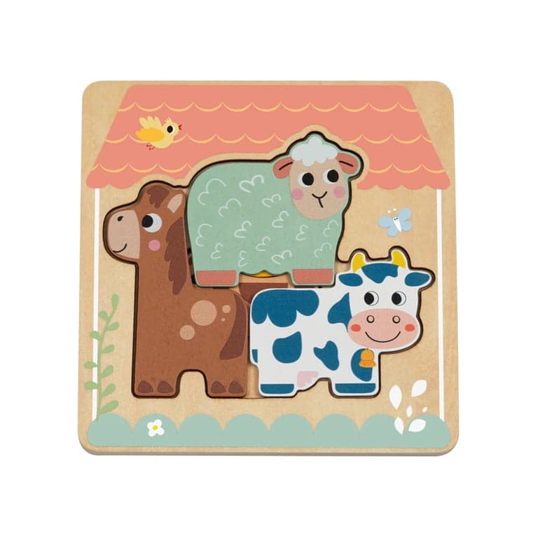 Busy Kids Puzzle a Strati Fattoria