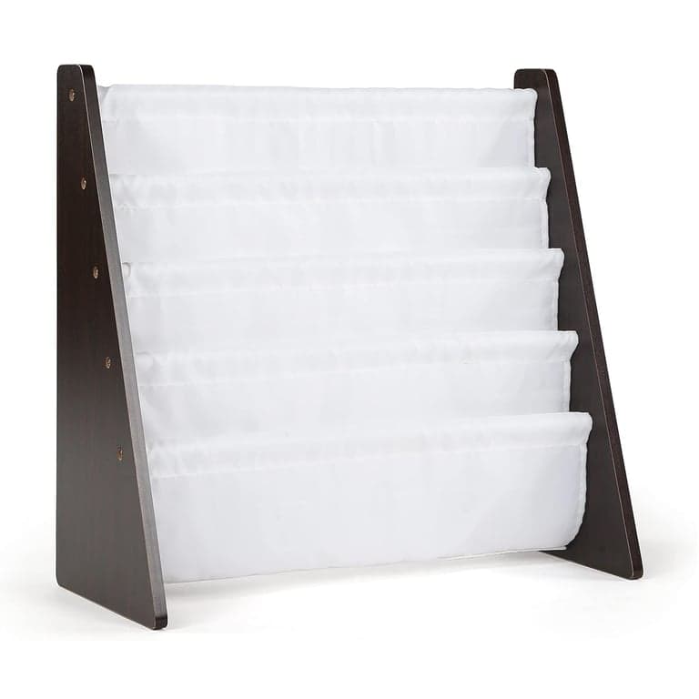 Humble Crew Front-facing Sling Bookshelf Espresso/White