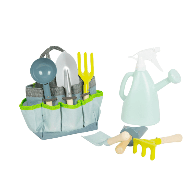 Small Foot Set di Attrezzi da Giardinaggio con Borsa