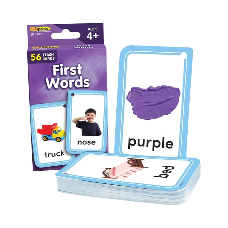 Teacher Created Resources First Words Flash Cards Medium