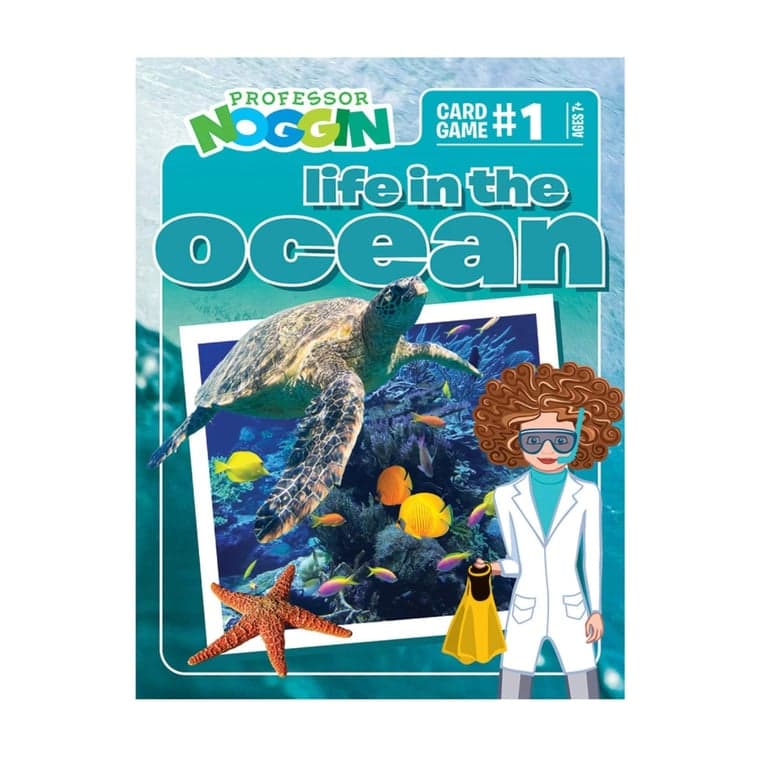 Outset Media Professor Noggin's Life in The Ocean Trivia Card Game