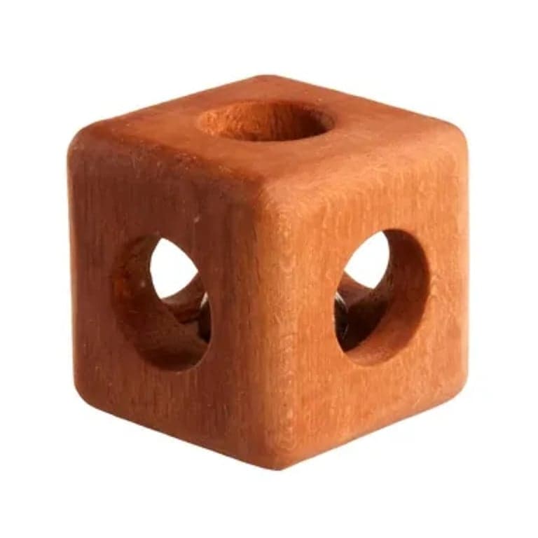 Dia Feliz Kids Shop Wooden Rattle Cube With Bell