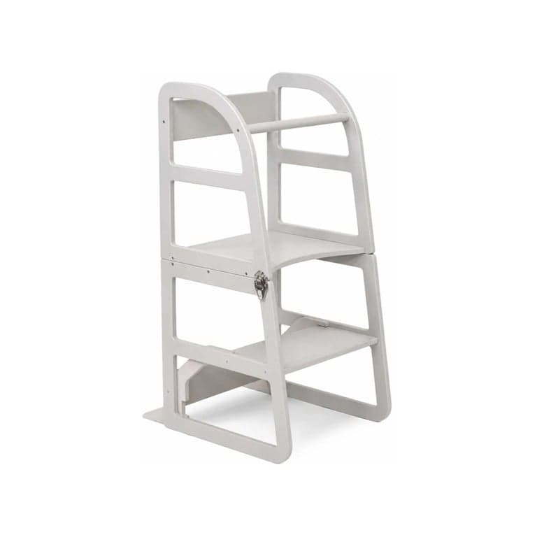 Lumbary Torre da cucina trasformabile Sleekstep grigio pastello