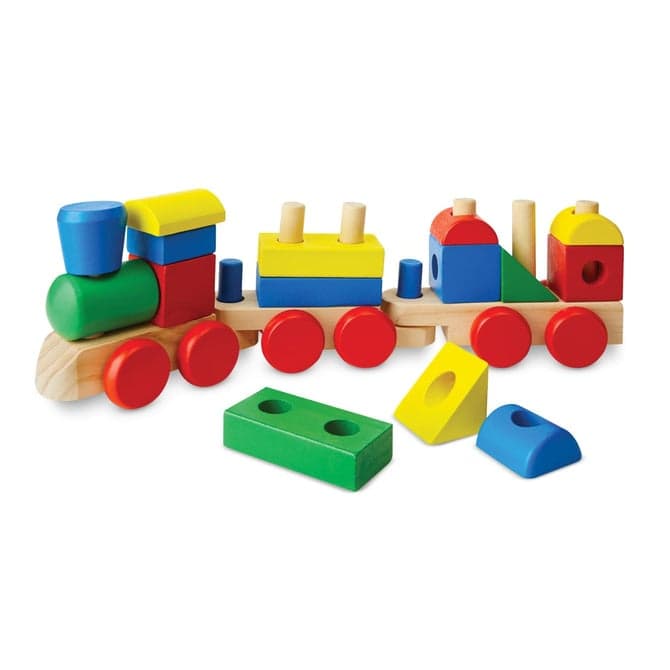 Melissa & Doug Stacking Trains Toddler Toy