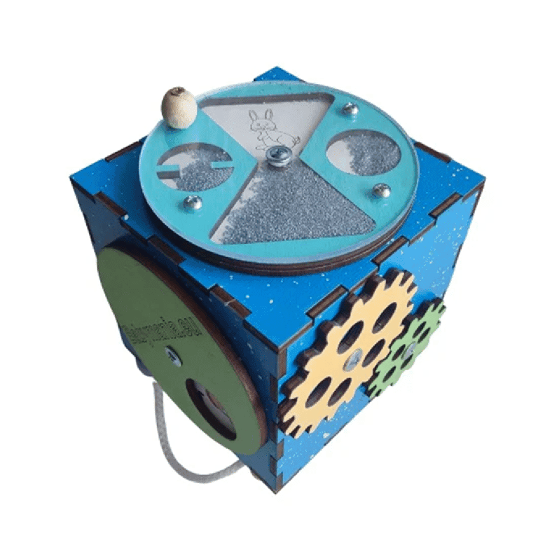 BabyMania Cubo Attività Blu