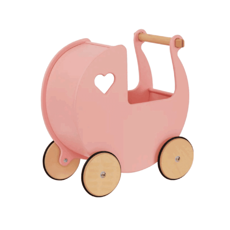 Moover Walker Traditional Doll Pram Pink (For Experienced Walkers 18+ Months)