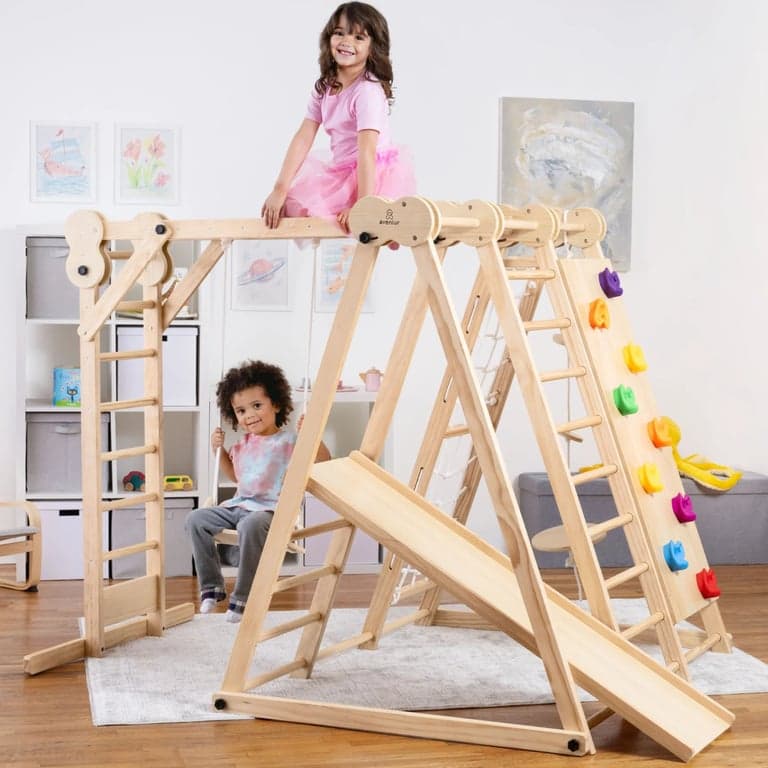 Avenlur Chestnut 8-in-1 Jungle Gym Large Indoor