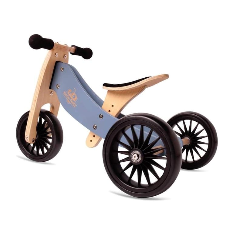 Kinderfeets Tiny Tot Plus 2-in-1 Balance Bike Slate Blue