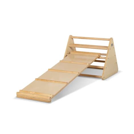 My Happy Helpers Baby Indoor Pikler Play Set Varnished Climbing Ramp
