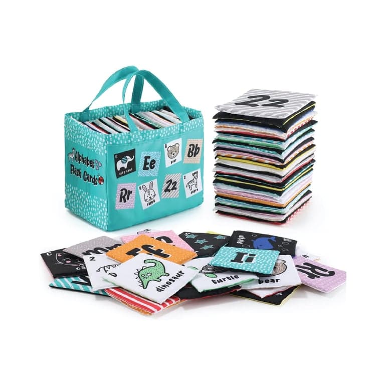 The Peanutshell Soft Alphabet Baby Flash Cards
