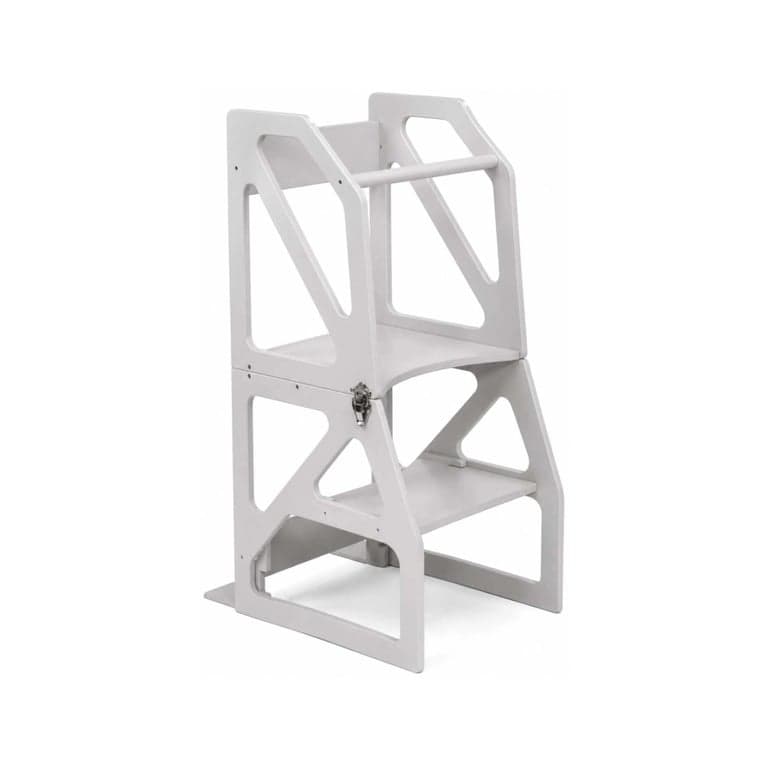 Lumbary Torre da cucina trasformabile Modustep grigio pastello