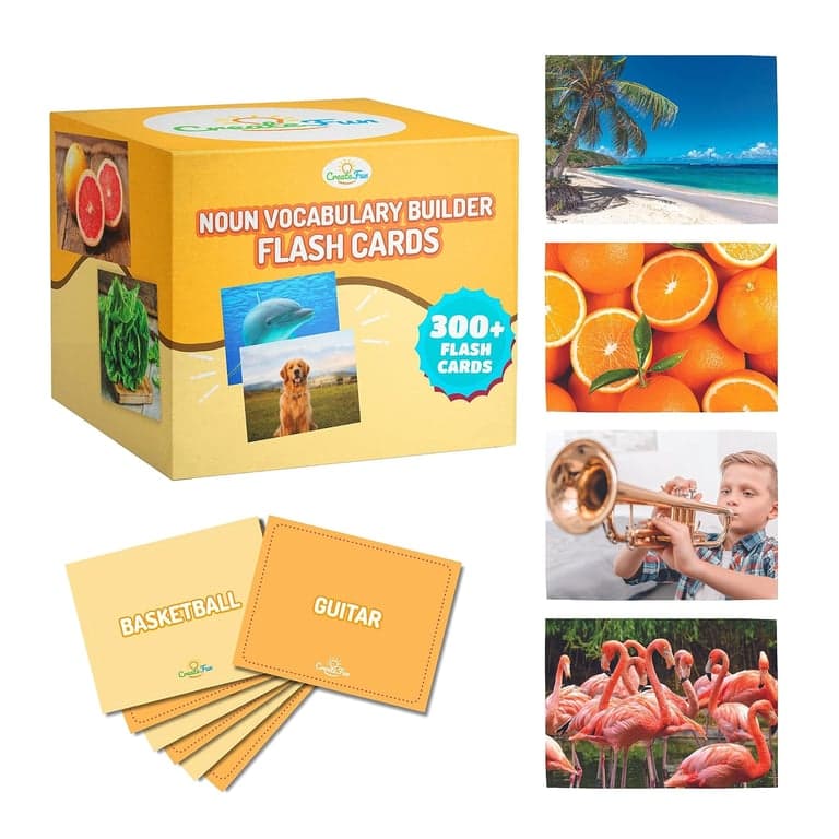 Create Fun Flashcards Noun Vocabulary Builder Bundle