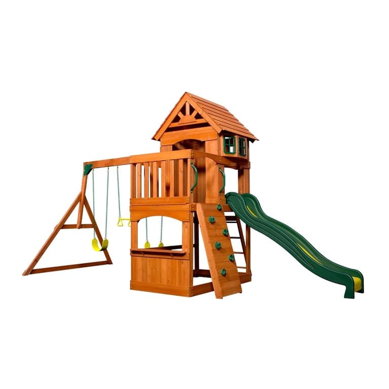 Backyard Discovery Atlantis All Cedar Wooden Swing Set