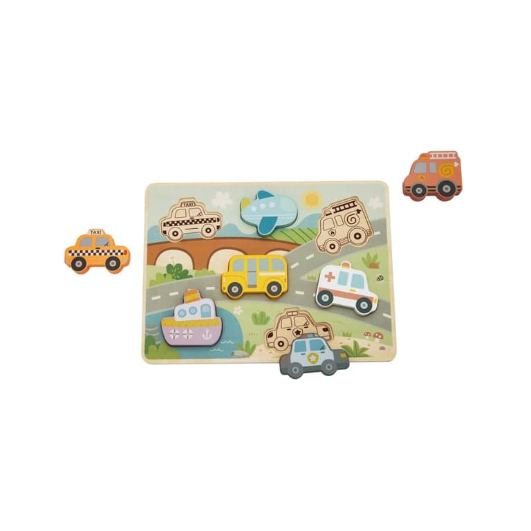 Busy Kids Puzzle dei Trasporti