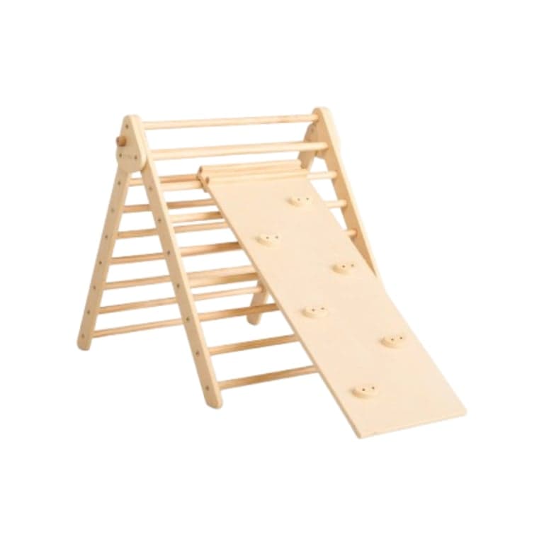 Piccalio Pikler Triangle With Reversible Rockwall/Slide Ramp