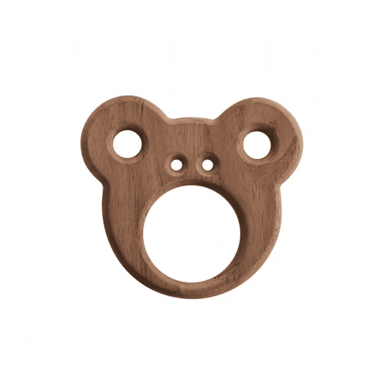 Ooh Noo Massaggiagengive in Legno Orsetto