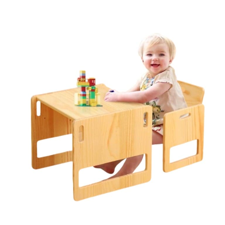 Funlio Montessori Weaning Table and Chair Set