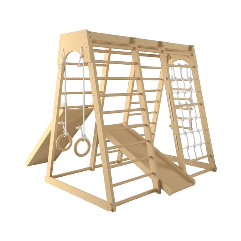 LunaQuest Indoor 8-in-1 Jungle Gym Playground Set
