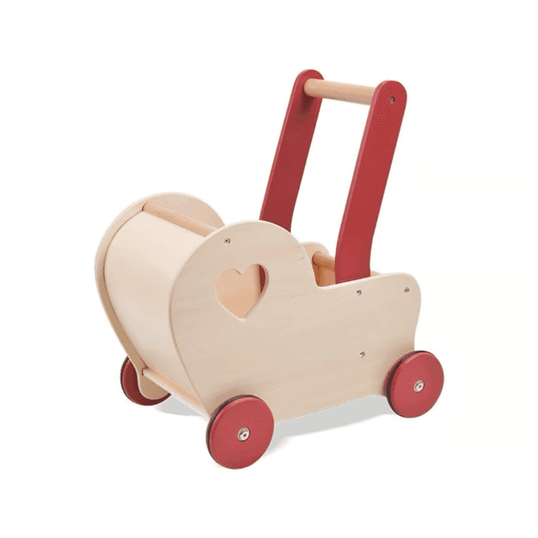 Moover Walker Heart Doll Pram Natural (For Experienced Walkers 18+ Months)