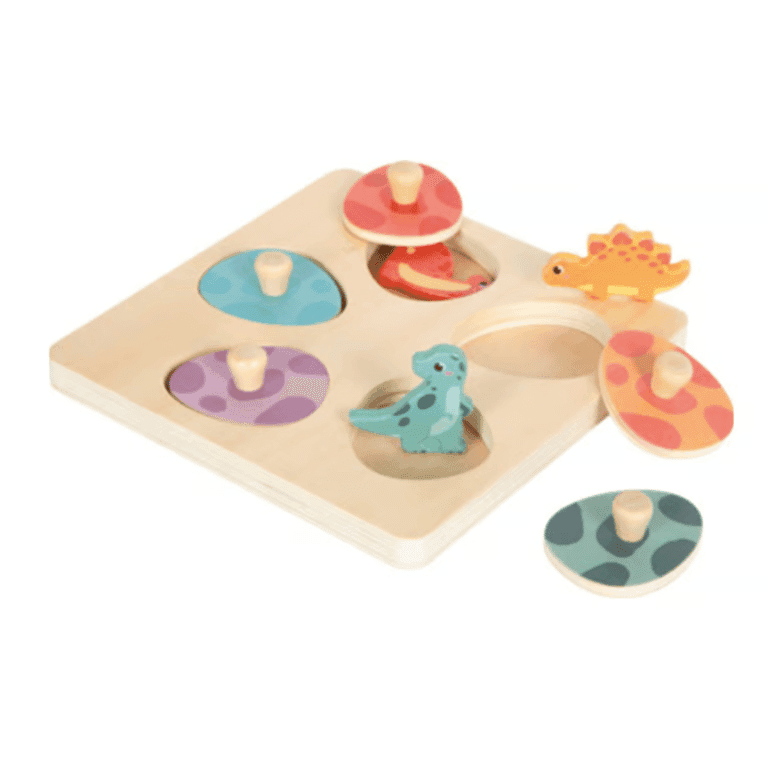 Small Foot Puzzle Memory in Legno Dino