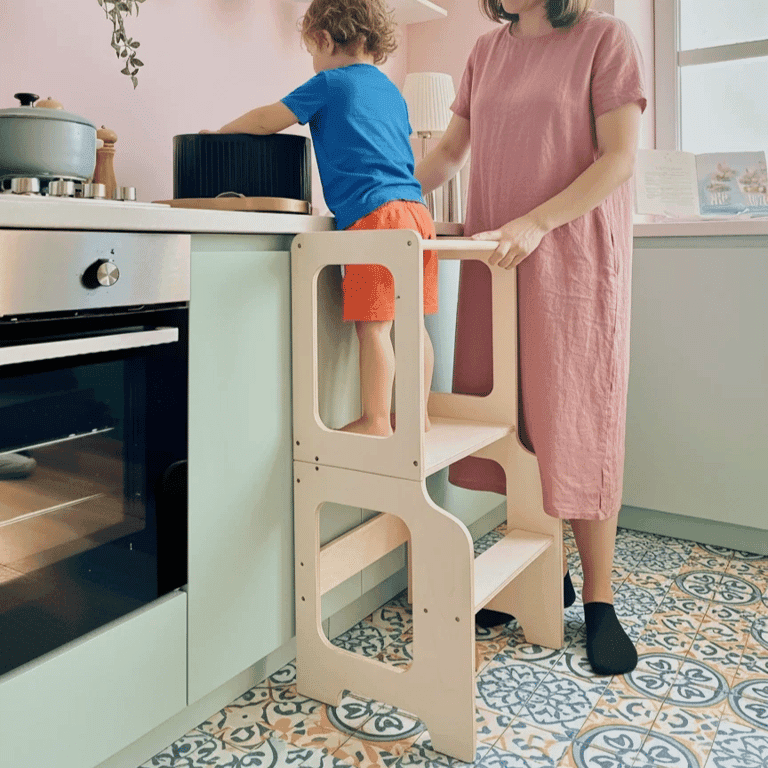 Family SCL Torre creativa Naturale non verniciata