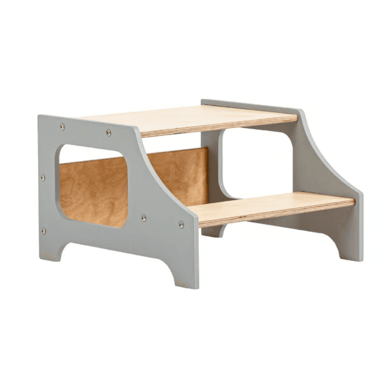 Duck Woodworks Shop Sgabello Grigio